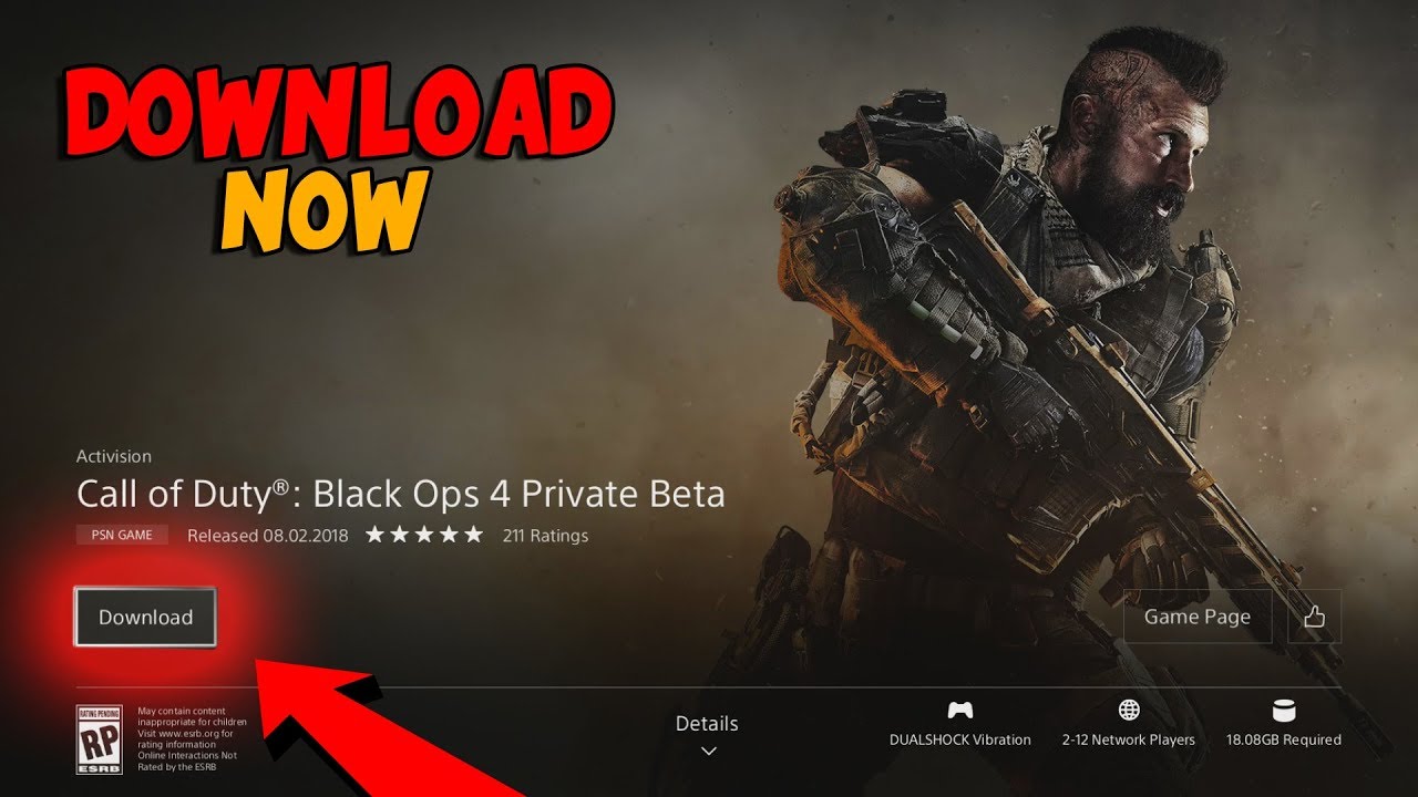 Preordered black ops 4 but cant download game